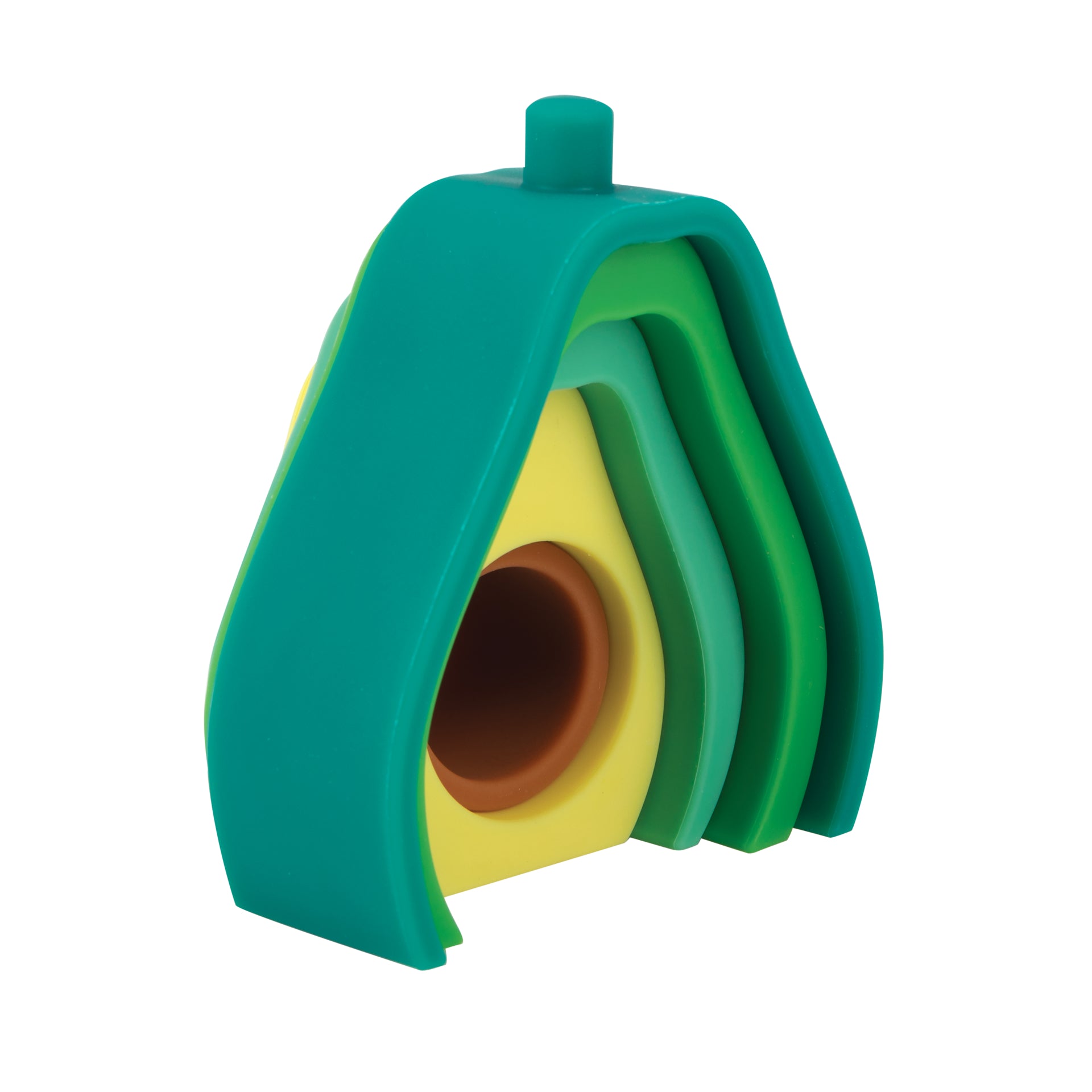 Silicone Stacking Avocado Toy