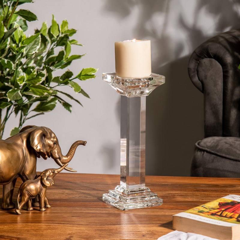 Halo Crystal Candlestand Large