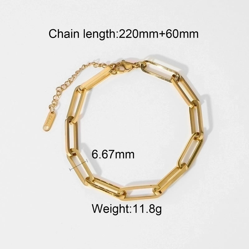 Fashion Stainless Steel No Inlaid Bracelets In Bulk