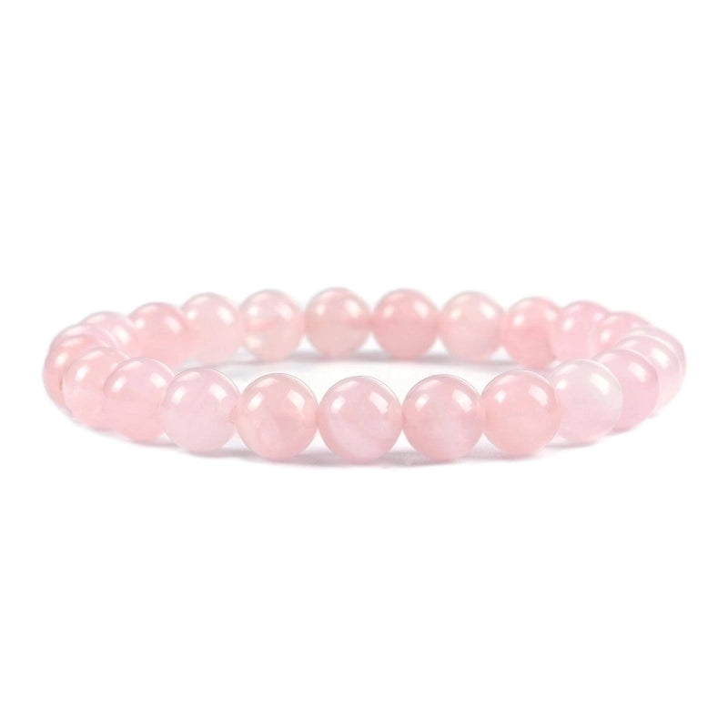 Minimalist Solid Color Natural Stone Beaded Bracelets