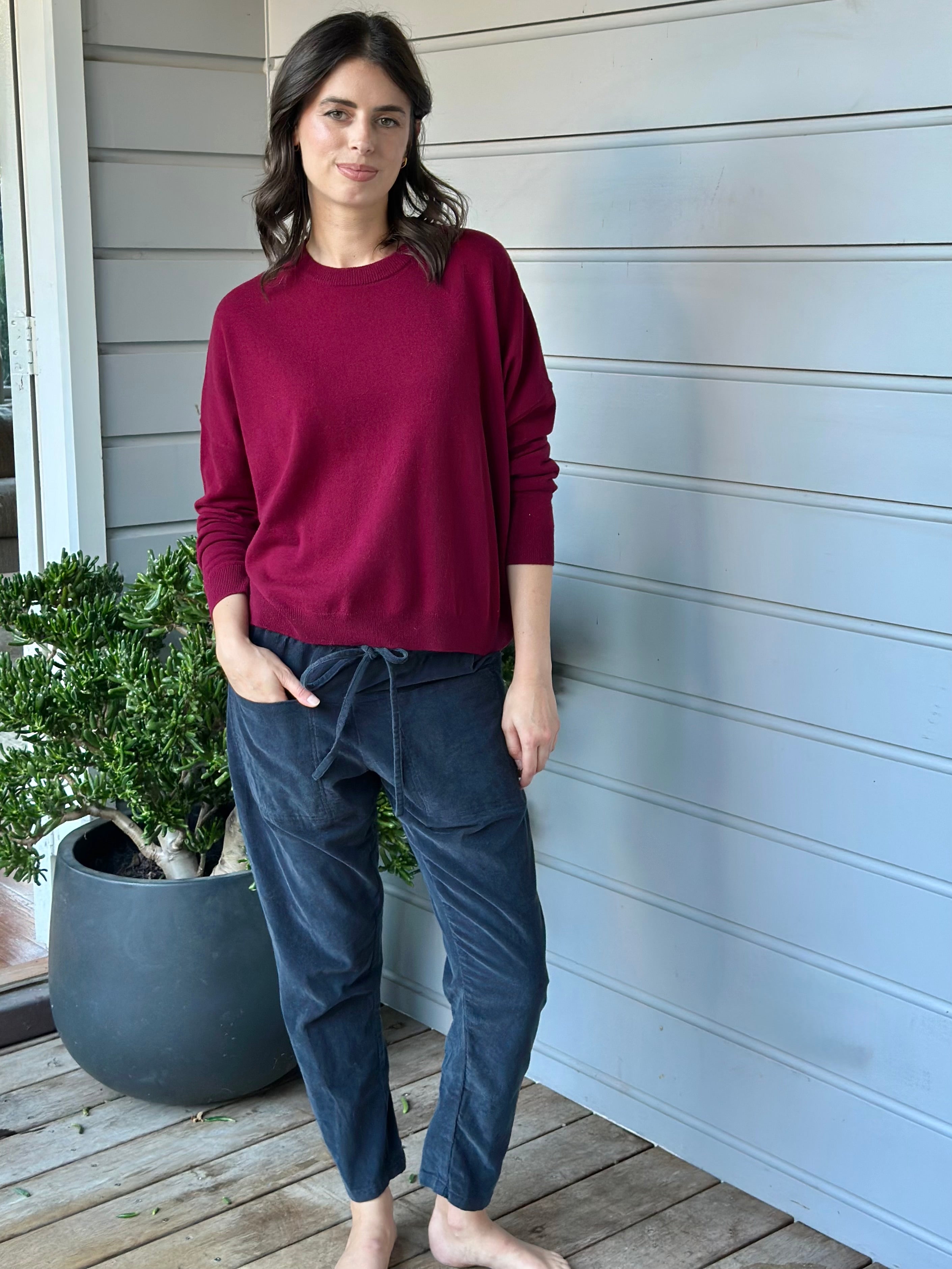 cassie crew neck knit-pinot cashmere