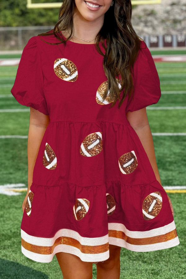 Stand out Sequined Football Dress