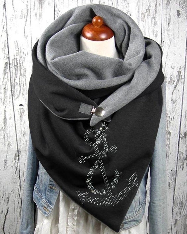 Women's Basic Streetwear Moon Butterfly Polyester Scarf
