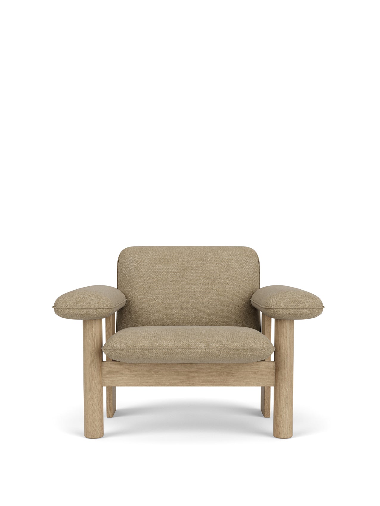 Brasilia Lounge Chair. Low Back. Textile