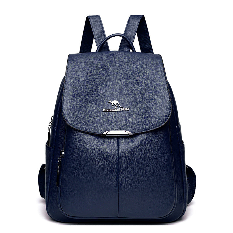 Textured Large Capacity  Women's Backpack