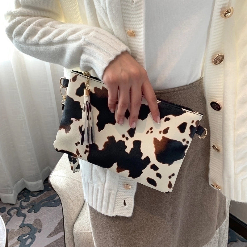 Women's Medium All Seasons Pu Leather Streetwear Square Bag
