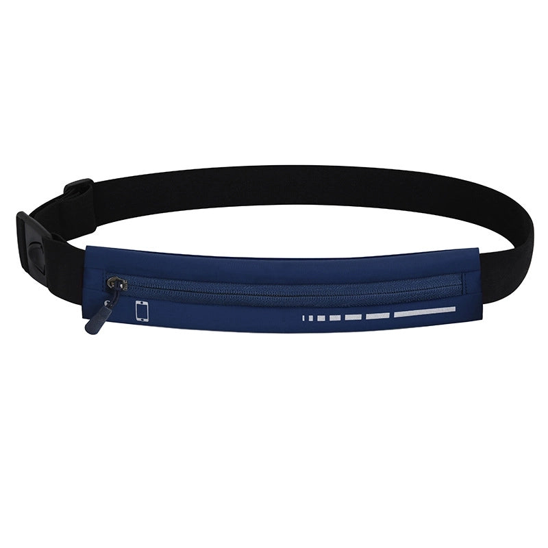 Women's Sports Solid Color Nylon Waist Bags