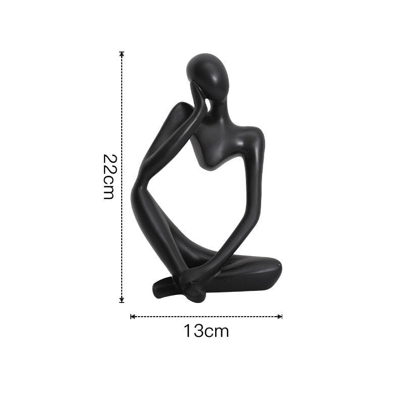 Nordic Abstract Thinker Statue