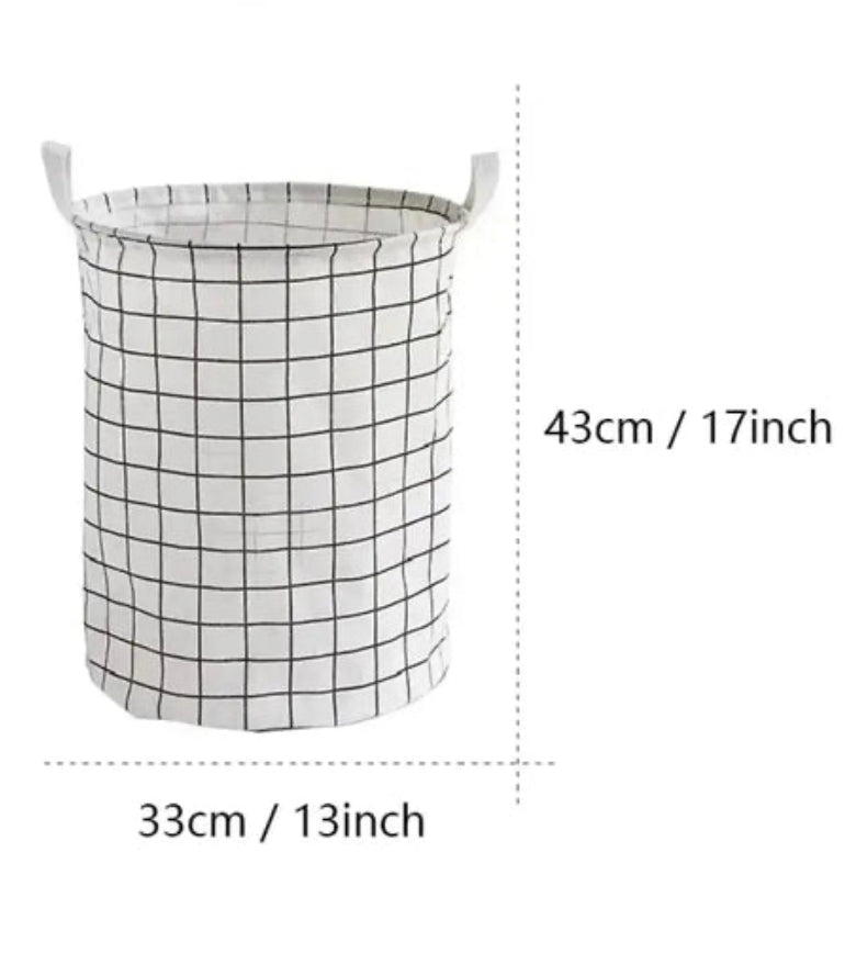 Foldable Laundry Basket (Fabric Material)