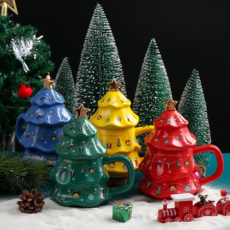 Christmas Vacation Christmas Tree Porcelain Water Bottles 1 Piece