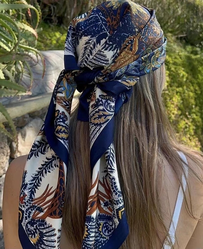 Women's Casual Minimalist Bag Shoe Polyester Silk Scarf