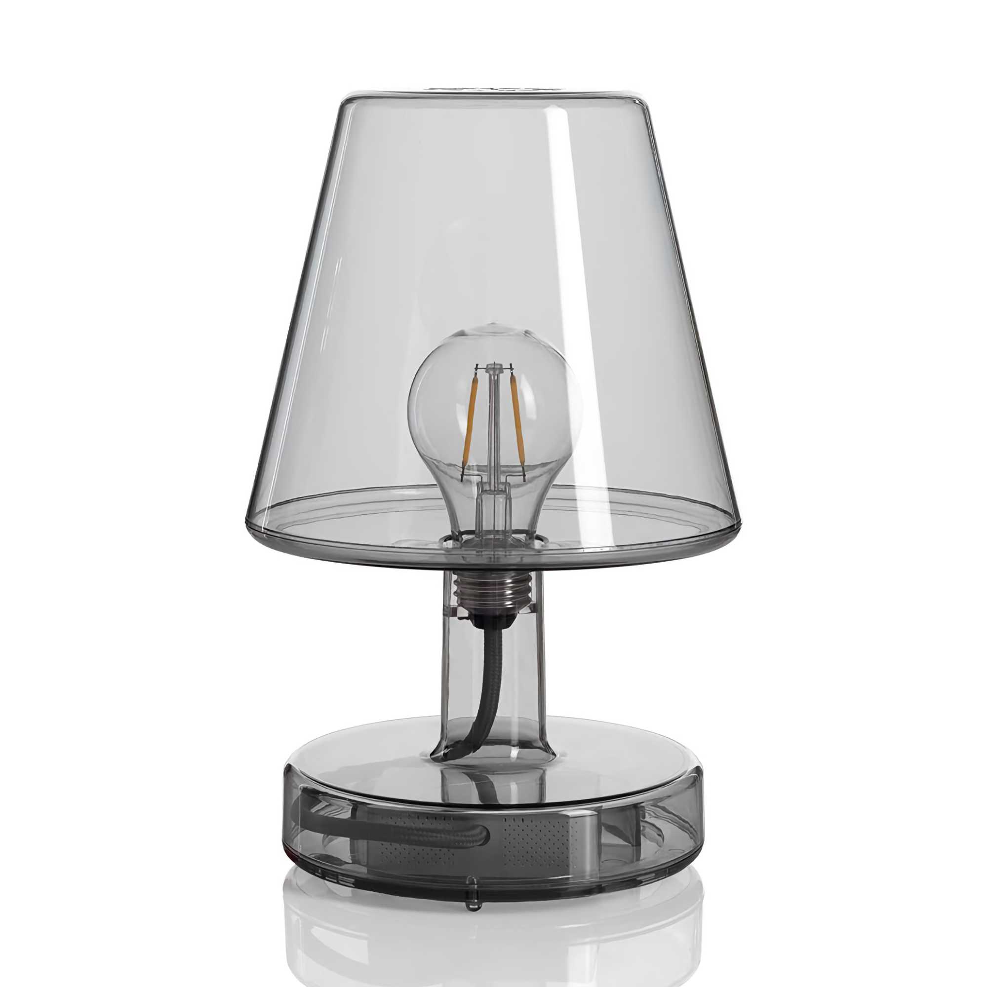 Transloetje portable table lamp. Grey