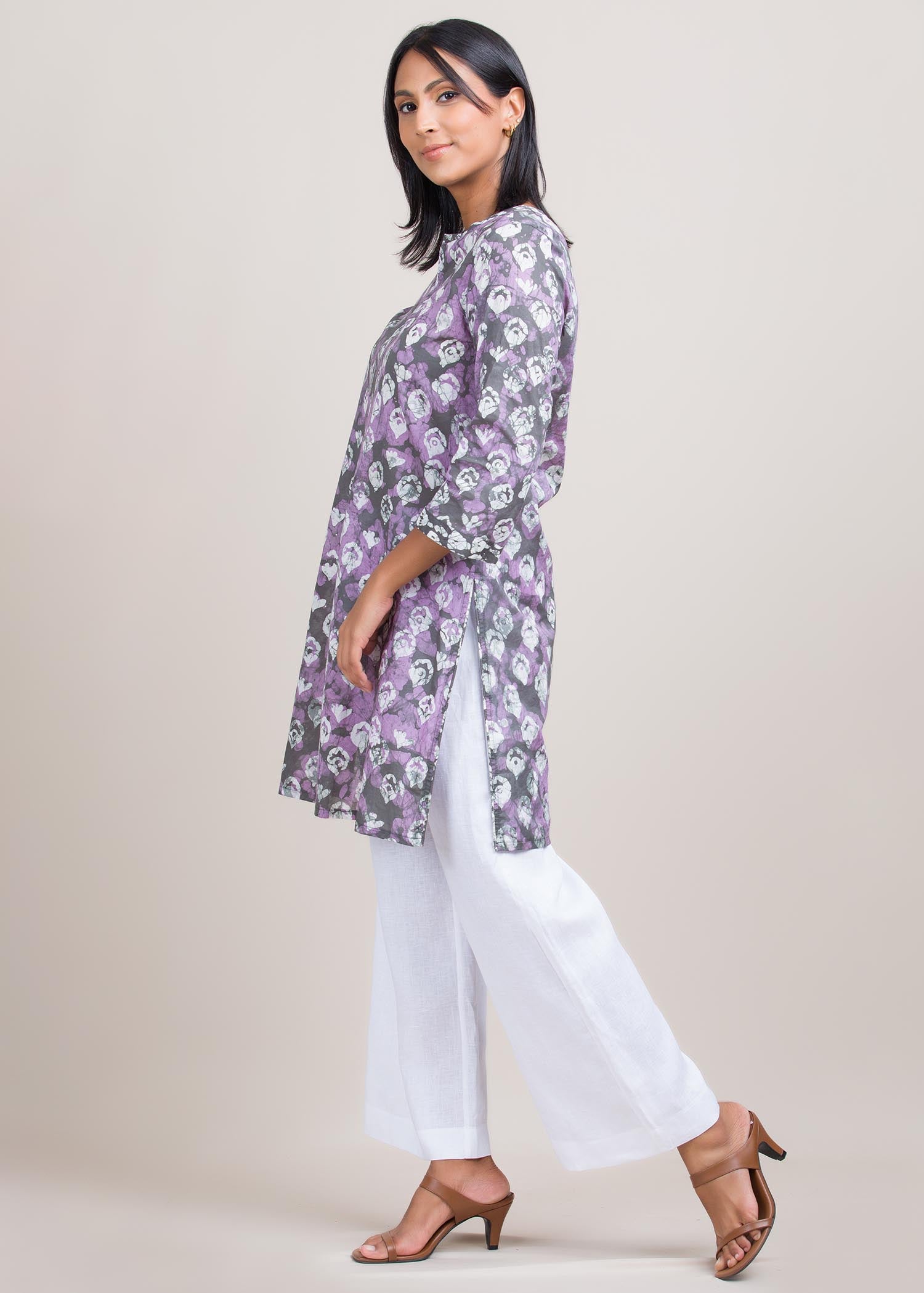 Batik printed kurtha top