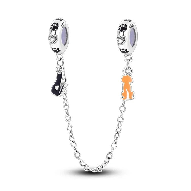 Paw And Animal Shape Charm Beads