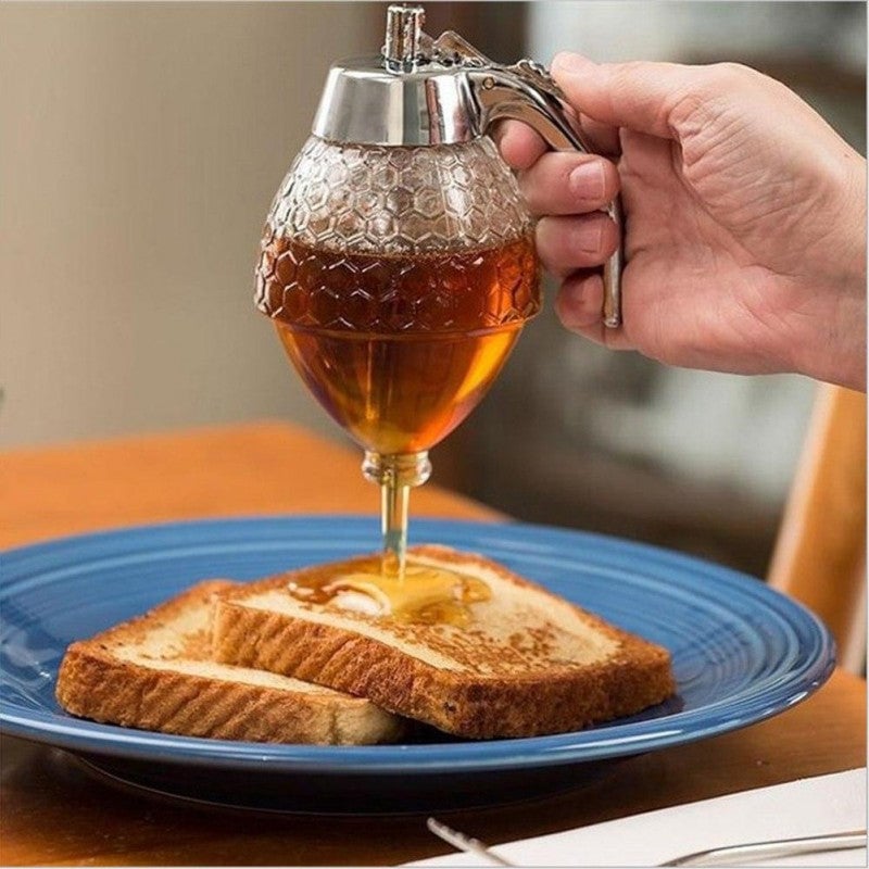 Acrylic Honey Dispenser with Stand