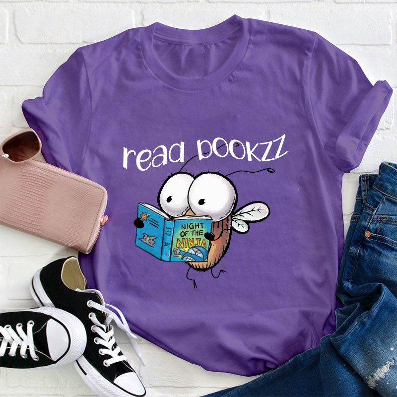 Read Bookzzz Teacher T-Shirt