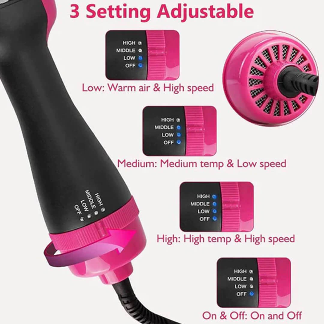 BlowBrush 2 in 1 Hair Dryer & Volumizer (Premium Quality)