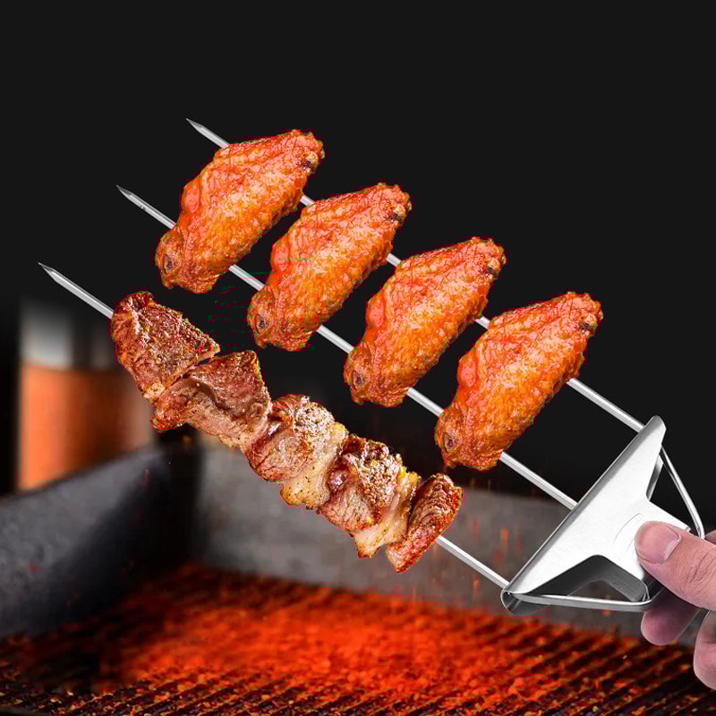 🔥LAST DAY-49% OFF🔥Three-Way Grill Skewers🥂