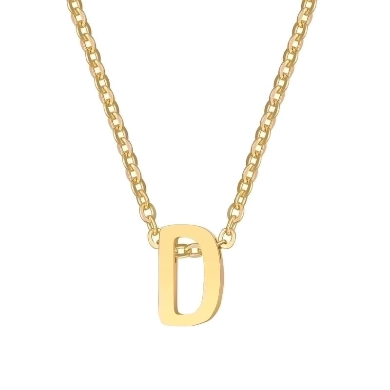 Minimalist Letter Stainless Steel Gold Plated Plating