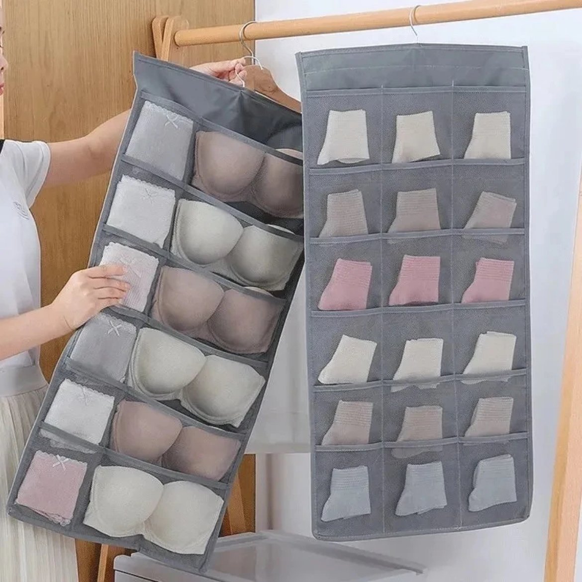 🏆Bestselling🏆-Double Sided Underwear Storage Bag