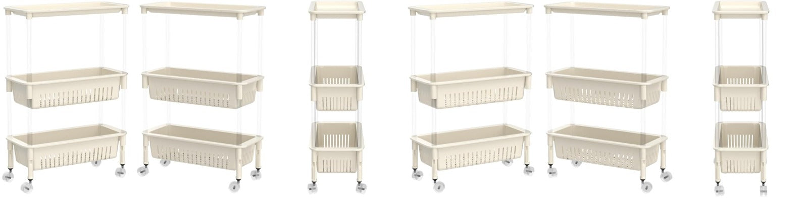 Multi-function Trolley Storage Organizer(SA2405-52)