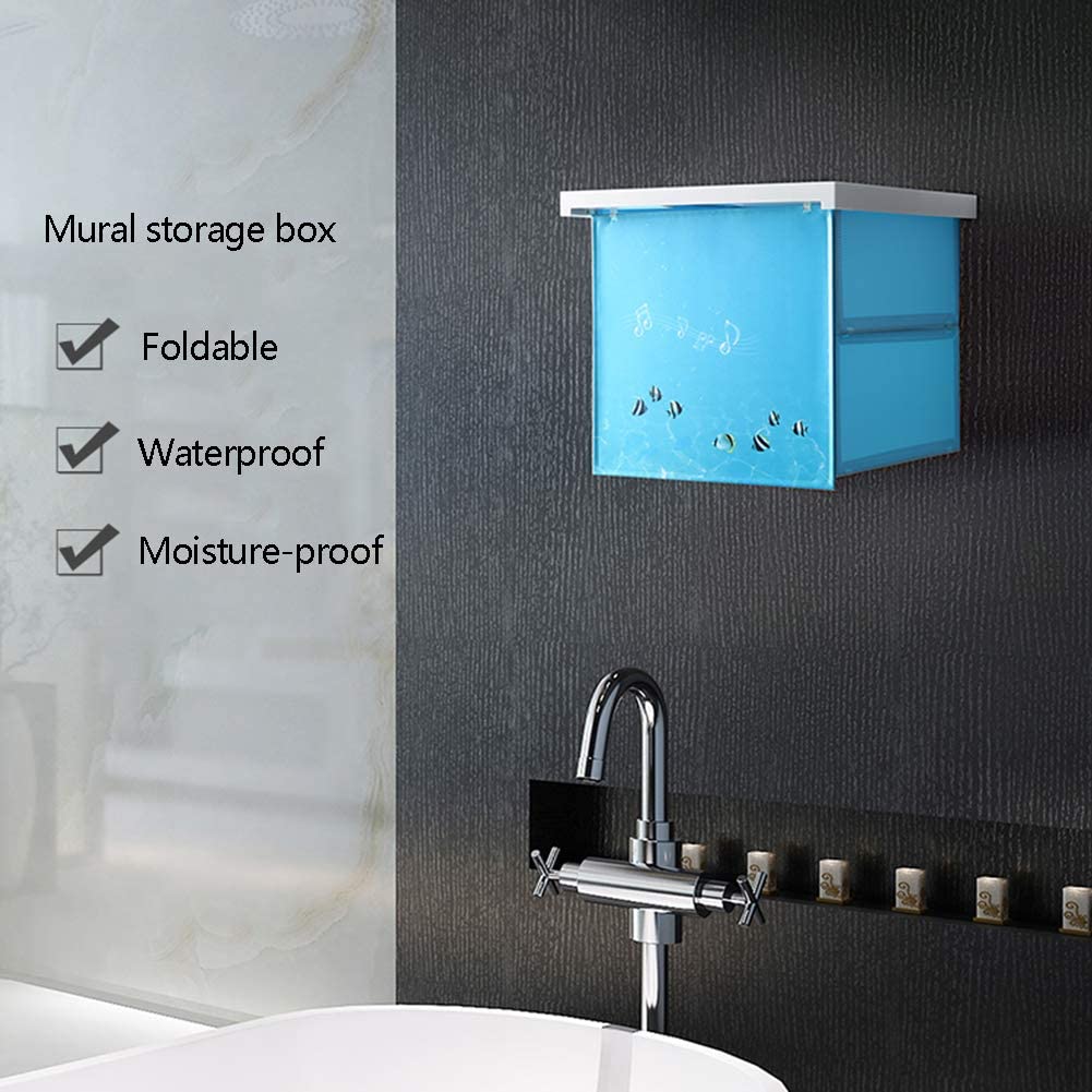 (🔥NEW YEAR HOT SALE-30% OFF🌟)Bathroom Folding Mural Storage Cabinet