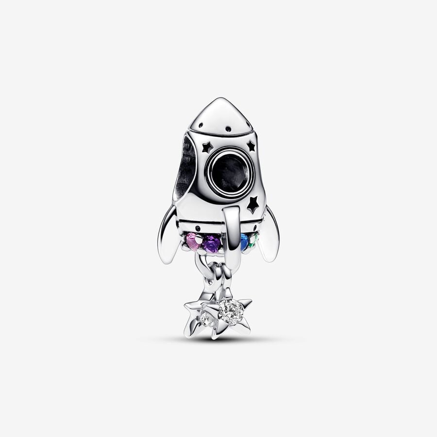 Space Love Rocket Pandora Charm