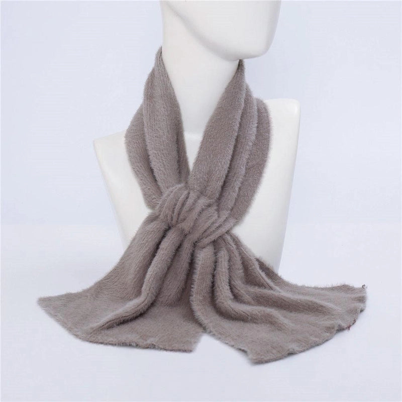 Unisex Sweet Solid Color Scarf
