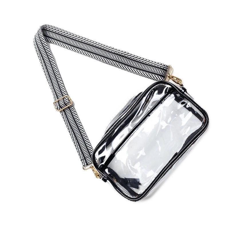 Spot Pvc Transparent Women's Messenger Bag Outdoor Sports Travel Storage Bag Visual Portable Coin Purse Logo