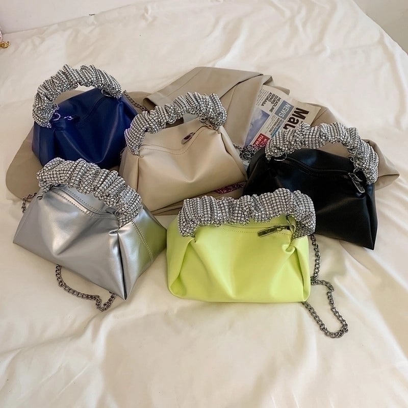 Large Pu Leather Square Bag
