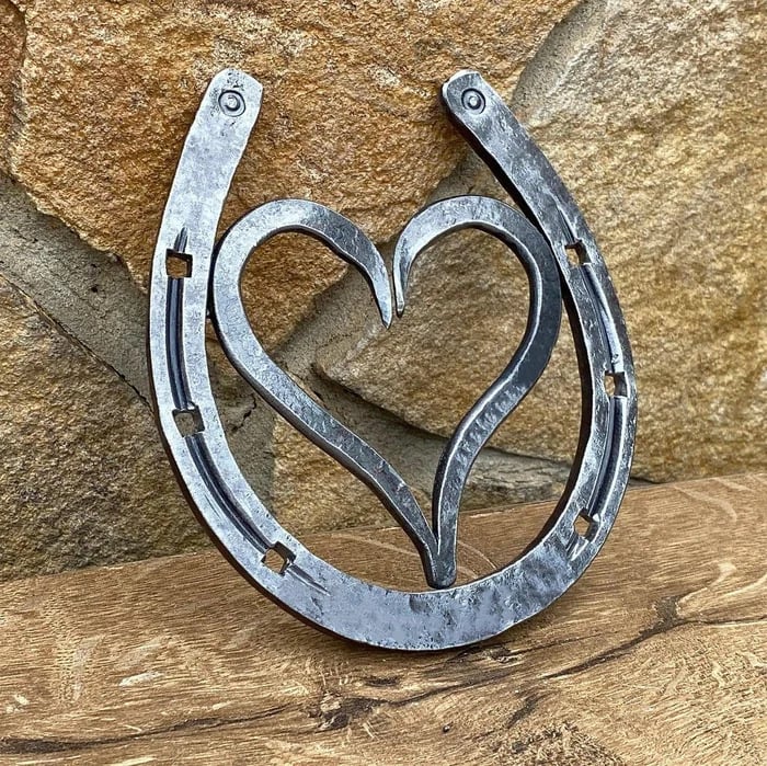 Last Day 49% OFF💥 - Forged handmade horseshoe-iron anniversary gifts