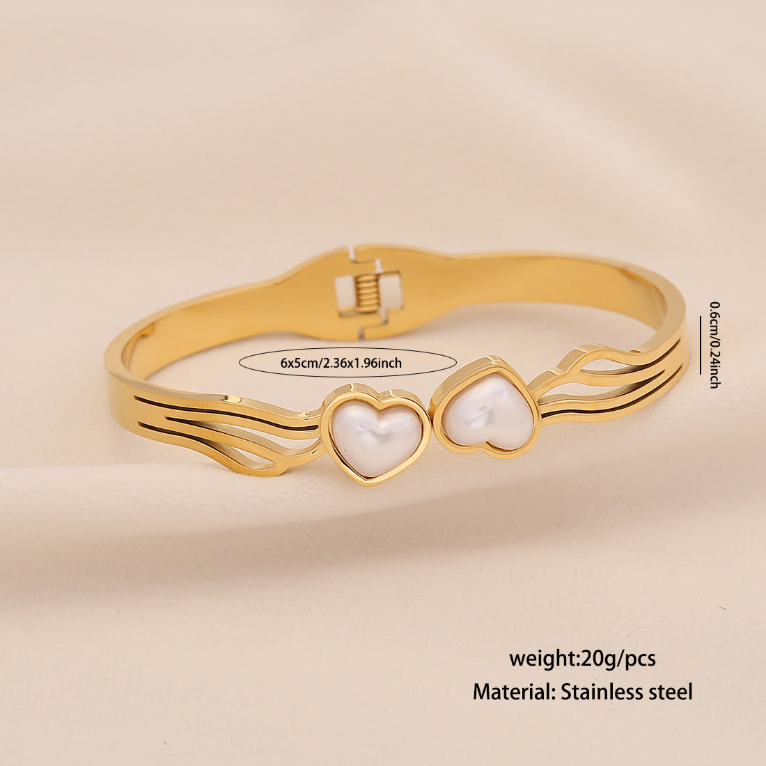 Love Flower Stainless Steel Bracelet Tree Of Life Eight-Pointed Star Bracelet B631