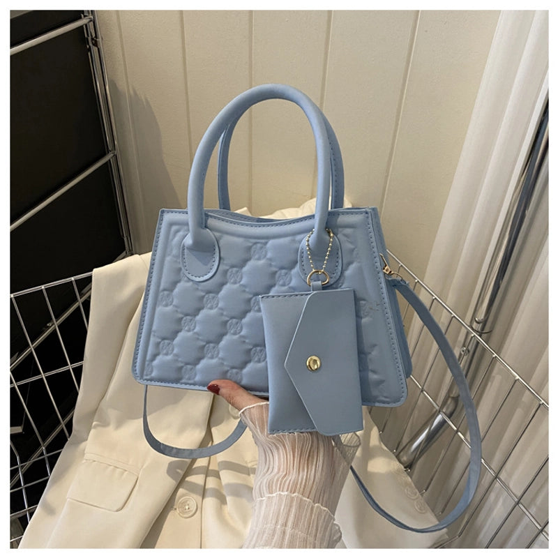 Women's Large Small Summer Pu Leather Solid Color Elegant Basic Classic Style Zipper Handbag