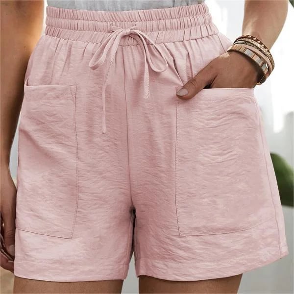 🔥Solid Two Pockets Loose Casual Short Pants