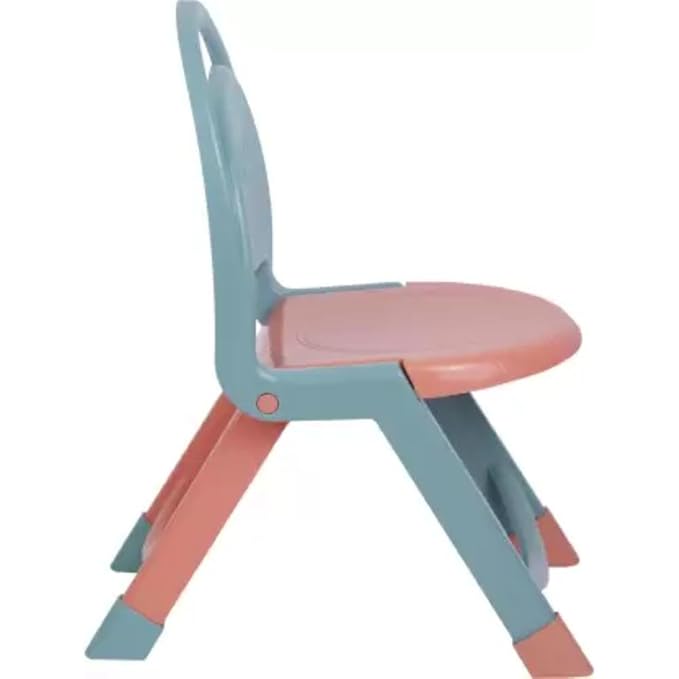Foldable Kids Plastic Chair. Back Support Strong and Durable Plastic Chair