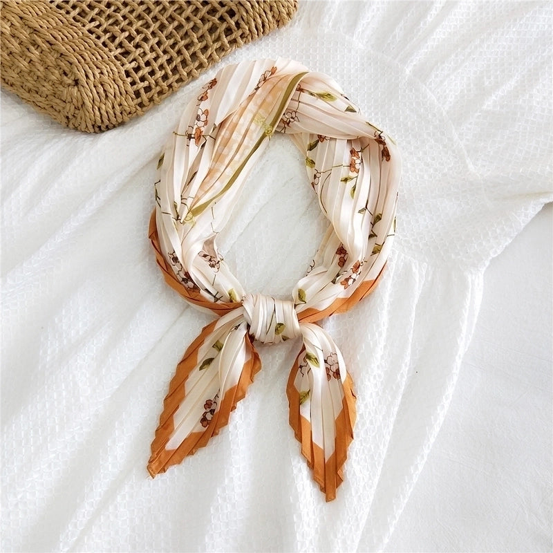 Thin Silk Small Square Scarf