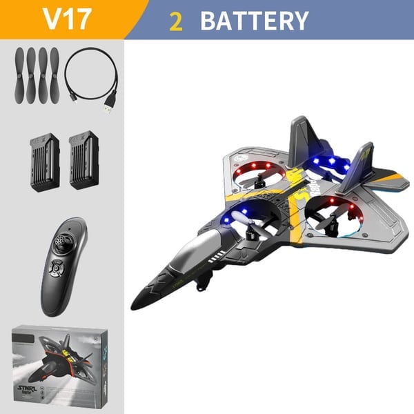 🔥V17 Jet Fighter Stunt RC Airplane