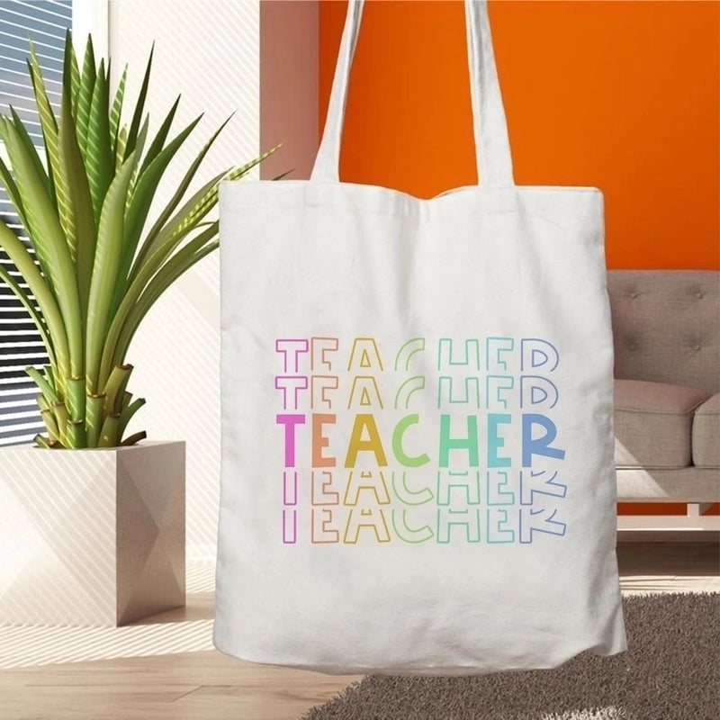 Women's Minimalist Letter Shopping Bags
