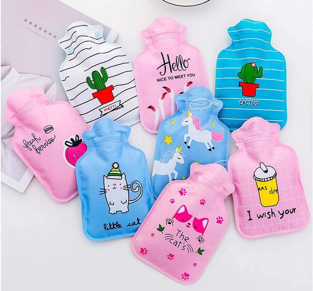 1pc Hot Water Bottles. Hand Warmer With Lovely Cartoon Knitted Portable Hand Hot Water Bags Random Color