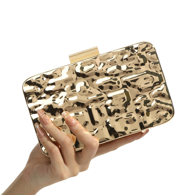 Arylic Solid Color Square Evening Bags