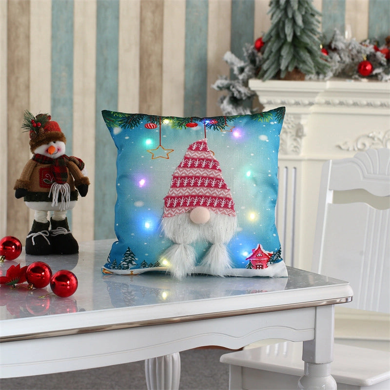 Christmas Fashion Geometric Cloth Pillow Case