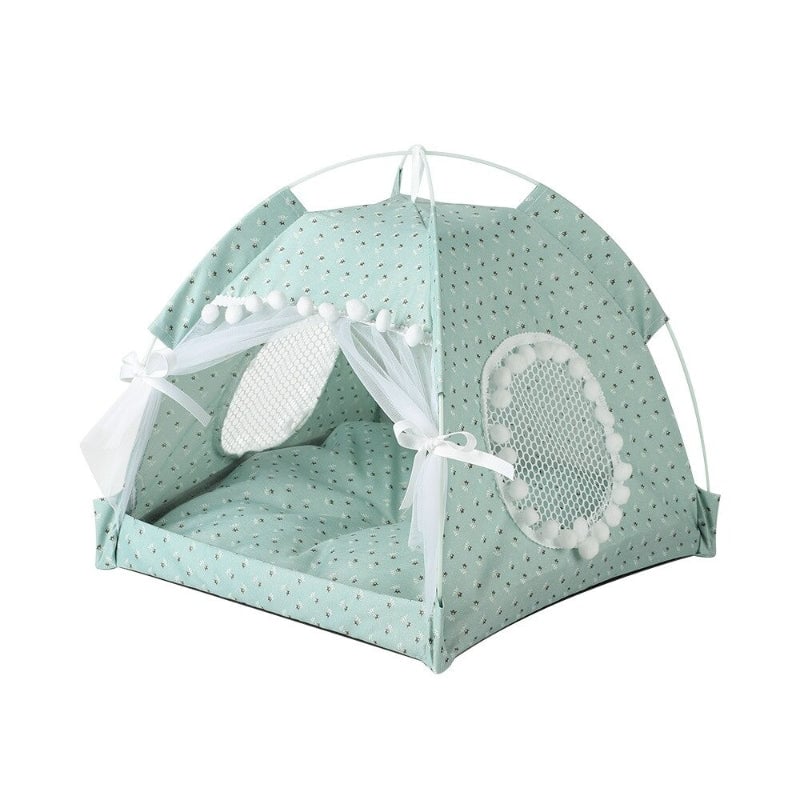Foldable Cat Kennel Tent Bed