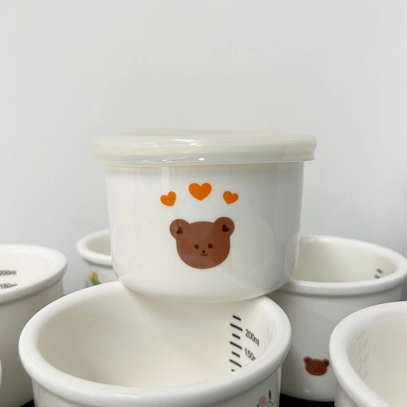 Ceramic Insulation Preservation Silicone Cover With Scale Tableware