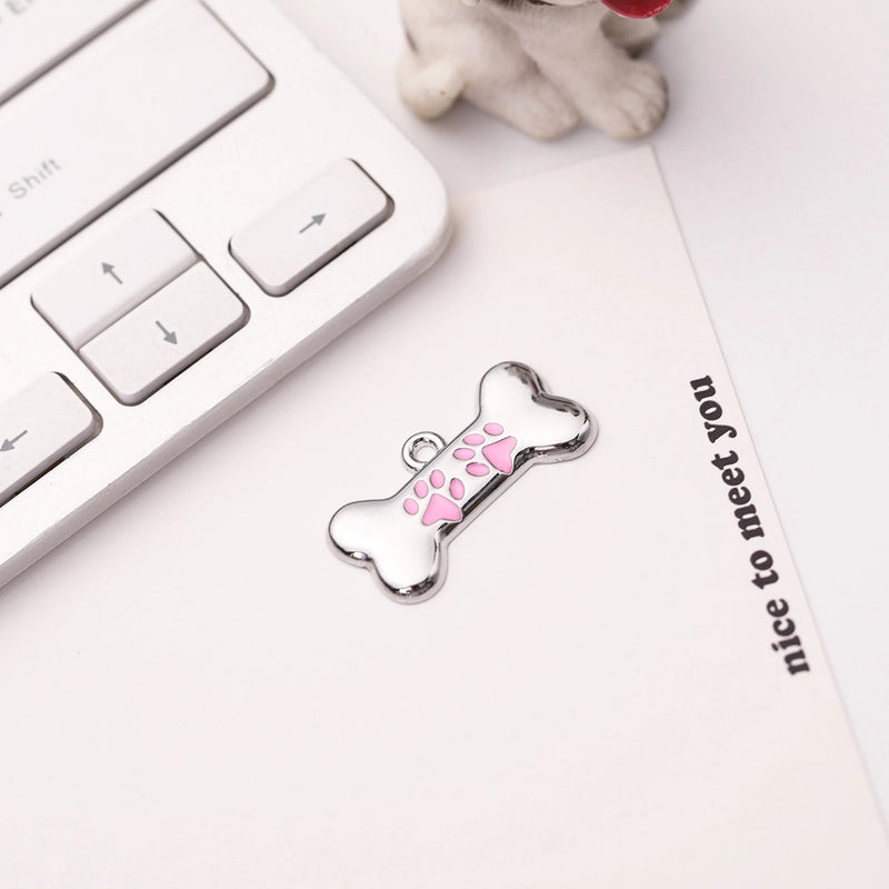 Basic Minimalist Metal Footprint Pet Accessories