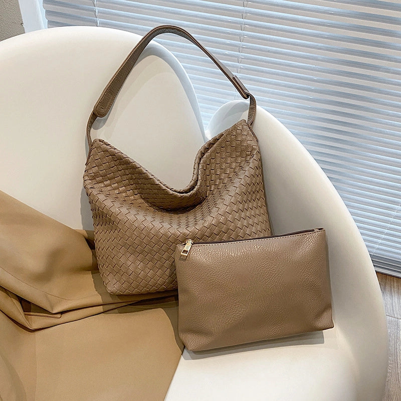 Women's Medium All Seasons Pu Leather Vintage Style Shoulder Bag