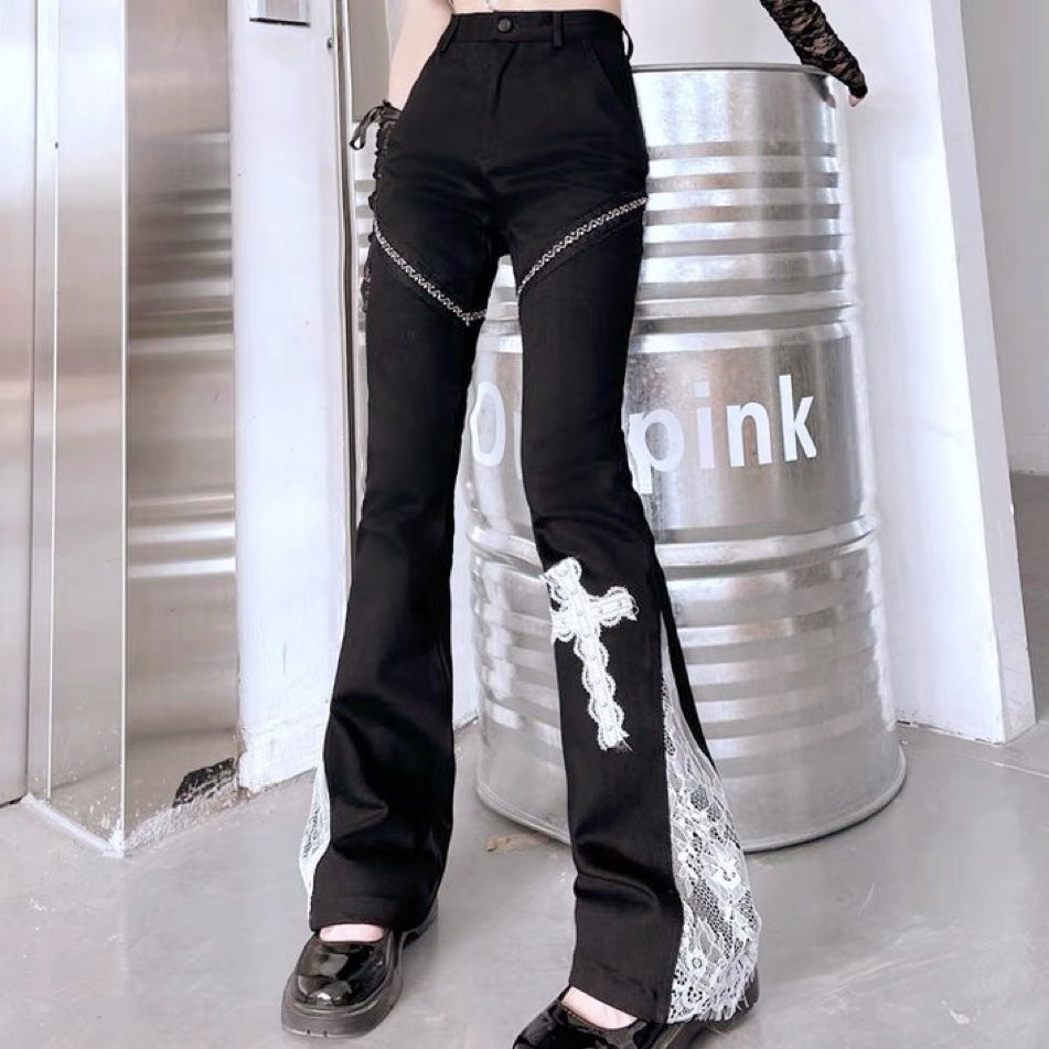 Wide Leg Casual Pants KF82603