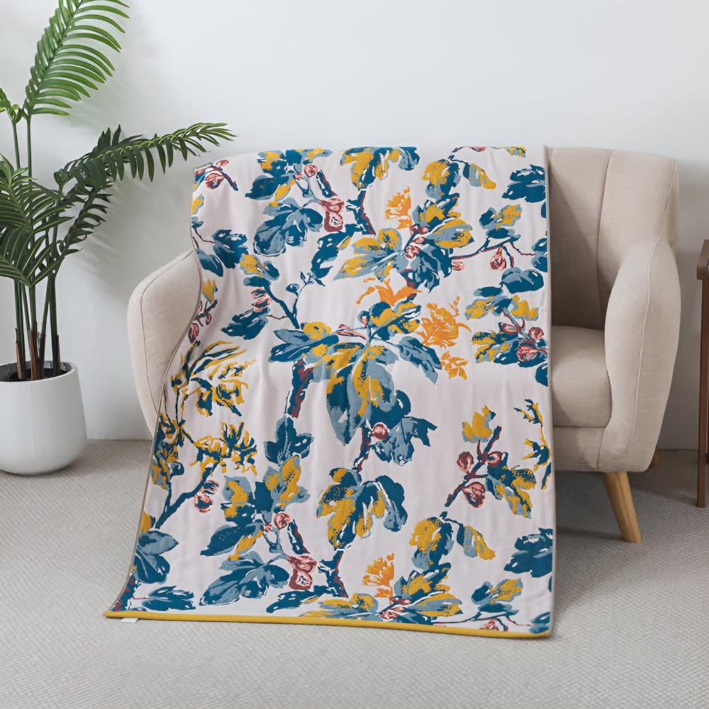 Nature's Embrace Floral Bath Towel