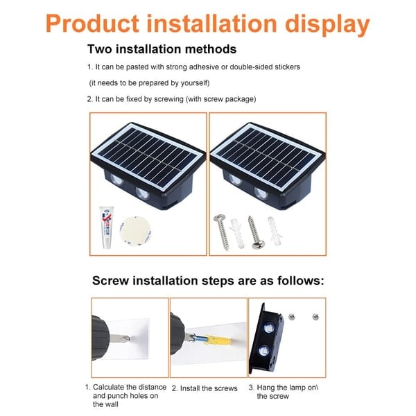 🔥Last Day Promotion 49% OFF🔥 Solar Powered Wall Light🌟