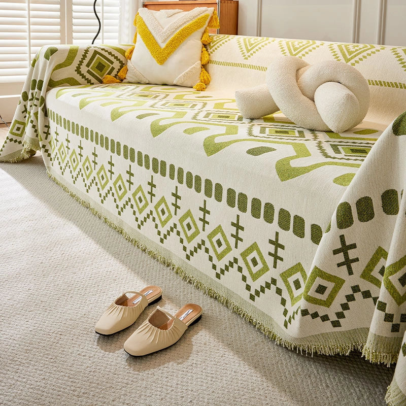 Bohemian Full Cover Sofa Cover Cloth Four Seasons Universal Chenille Sofa Towel Sofa Cover Sofa Blanket Dustproof