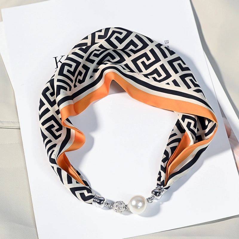 Women's Vacation Sweet Geometric Polyester Scarf
